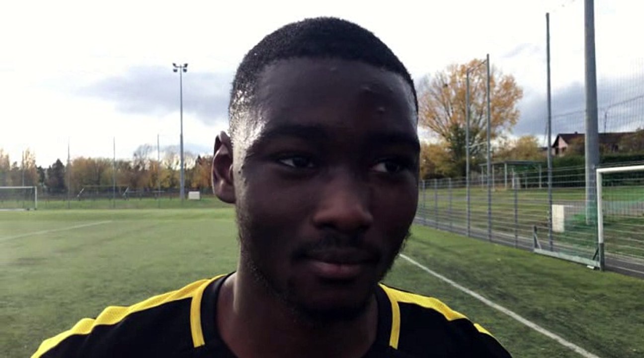 GAMBARDELLA U19 – Arouna CISSE (Lyon-Duchère AS) réagit après la qualification de son équipe au FC Villefranche