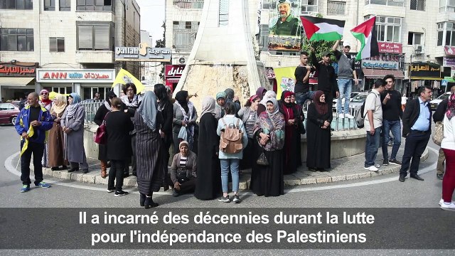 Les Palestiniens marquent le 14e anniversaire du décès d'Arafat