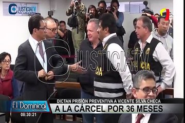 Dictan 36 meses de prisión preventiva a Vicente Silva Checa