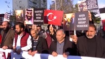 Suudi Arabistan'ın İstanbul Başkonsolosluğu Önünde Yemen Protestosu