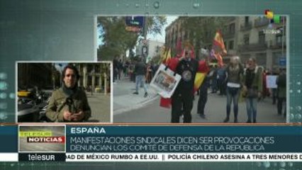 Nueva jornada de tensiones durante protestas en Barcelona