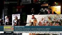 Roger Waters participa en actividad a favor de la causa palestina