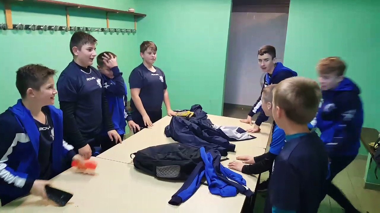 CELEBRATION DES U13 EQUIPE 1 LORS DE LA COUPE FESTIVAL U13  PITCH ET MOT DU COACH