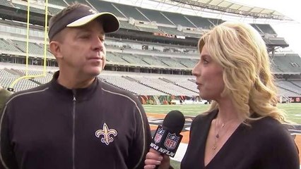 Sean Payton reacts to Dez Bryant's injury