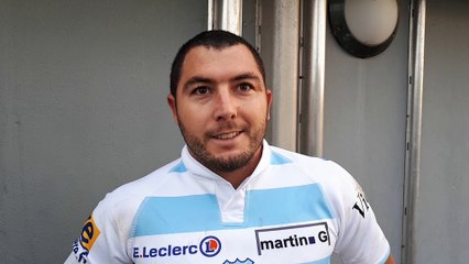 La réaction de Steeve Bard (CS Vienne) après la victoire contre La Seyne-sur-Mer (37-6)