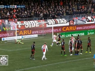 كرة قدم: الدوري الهولندي: هدف شون لصالح أياكس جاء من ركلة حرّة