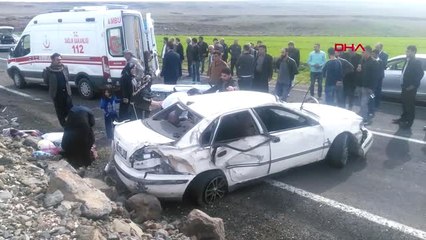Şanlıurfa Siverek'te Otomobil Devrildi 4 Yaralı