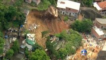 شاهد: مقتل عشرة أشخاص على الأقل في انهيار أرضي بالبرازيل
