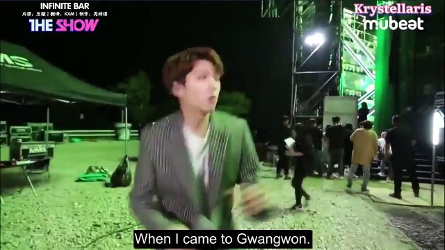 181109 INFINITE Nam Woohyun THE SHOW Behind The Scenes