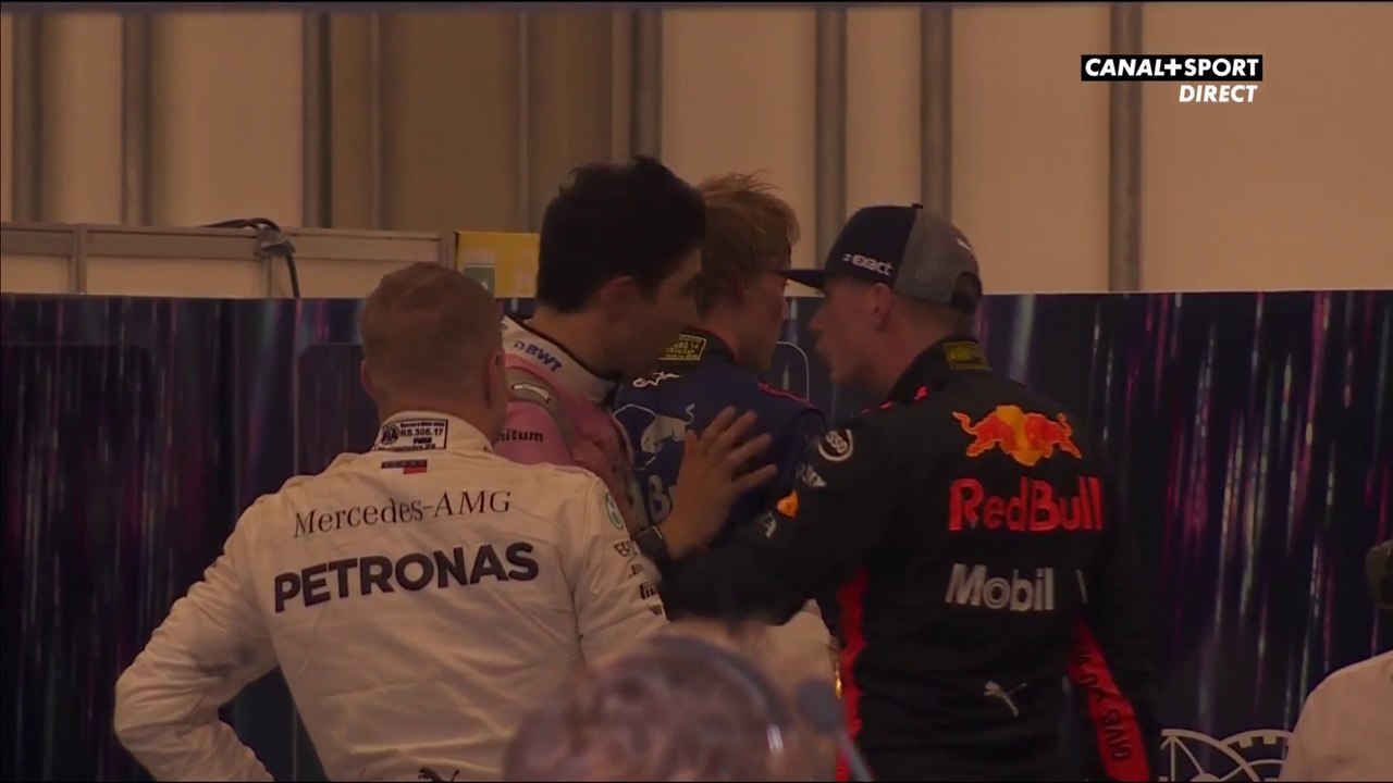L'incroyable geste d'humeur de Verstappen envers Ocon ! - Vidéo Dailymotion