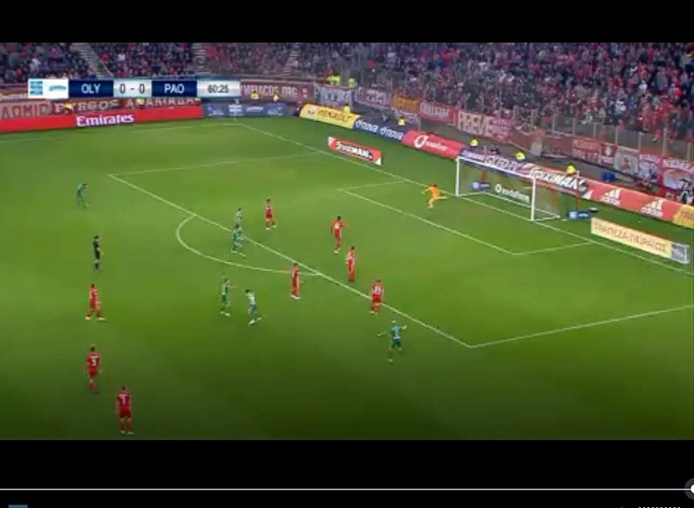 Ergys   Kace  What   Amazing  Shot   Goal  (0:1)  Olympiakos - Panathinaikos