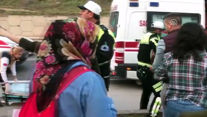 Köpeğe çarpmamak için kaza yaptı - SAKARYA