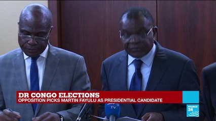 DR Congo opposition picks joint presidential candidate