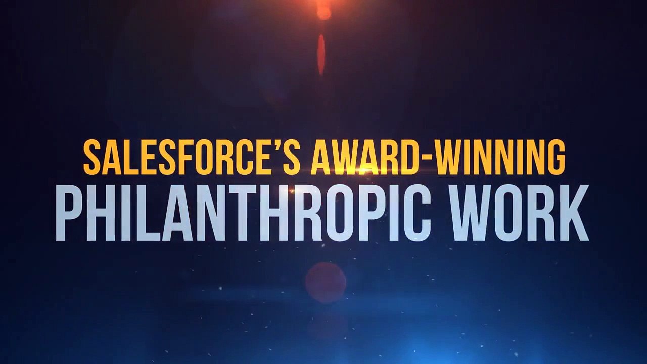 Salesforce's Award-Winning Philanthropic Work