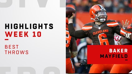 Mayfield's top throws from 3-TD game | Week 10