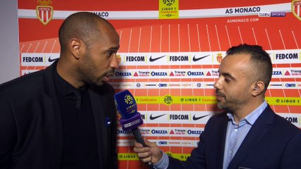 Ligue 1 Conforama - Monaco / Thierry Henry : "Rien à reprocher à mes joueurs"
