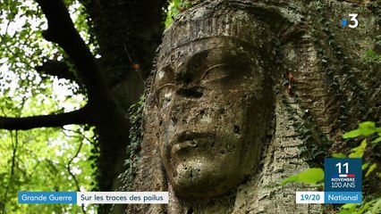 14-18 : graffitis et bas-reliefs, témoignages uniques des poilus