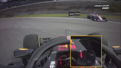 Le doigt d'honneur de Verstappen à Ocon