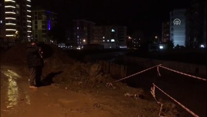 Yağış nedeniyle bazı dereler taştı - SAMSUN