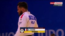Parcours de Guillaume Chaîne (-73kg), ChM de judo 2018