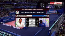 Finale -73kg (H), Hashimoto vs An, ChM de judo 2018