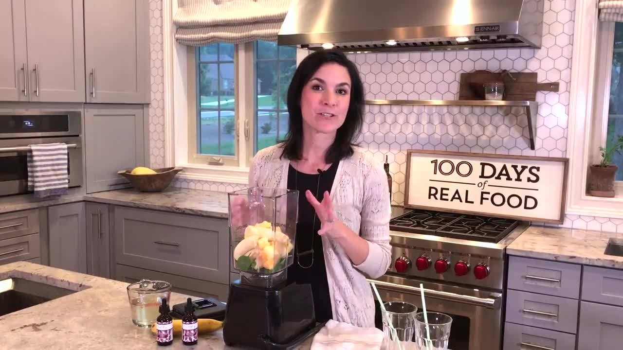 Green Smoothie with Elderberry Extract