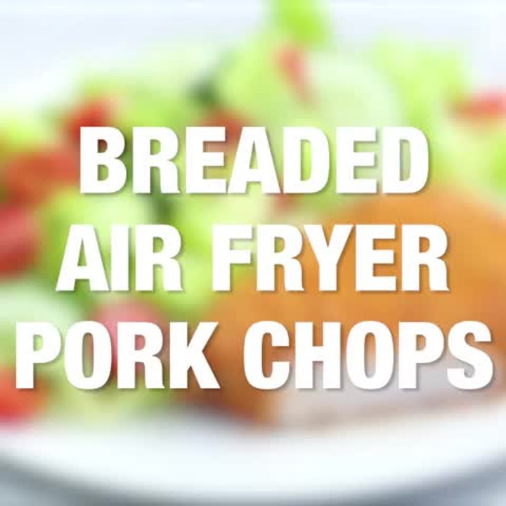 Crispy Breaded Pork Chops in the Air Fryer