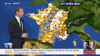 Ce lundi sera très pluvieux, et il faudra attendre mercredi avant de revoir le soleil