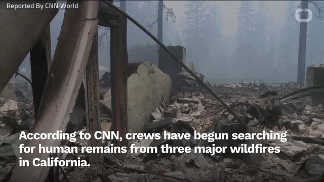 Firefighters Assess Damage From California Wildfires