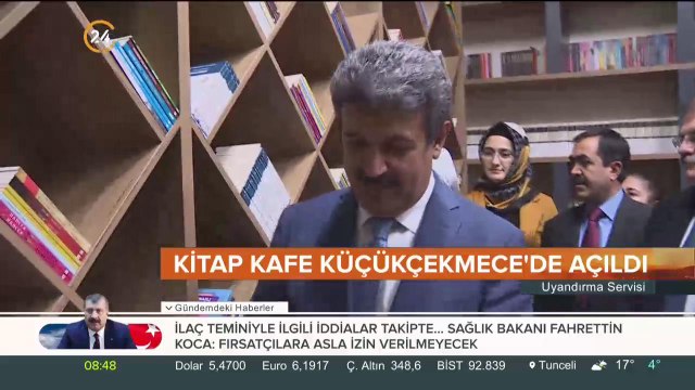 Kitap kafe açıldı
