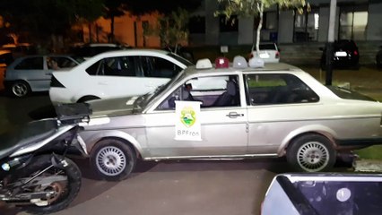 Carro furtado perto da Prefeitura é recuperado pelo BRFron na BR-467