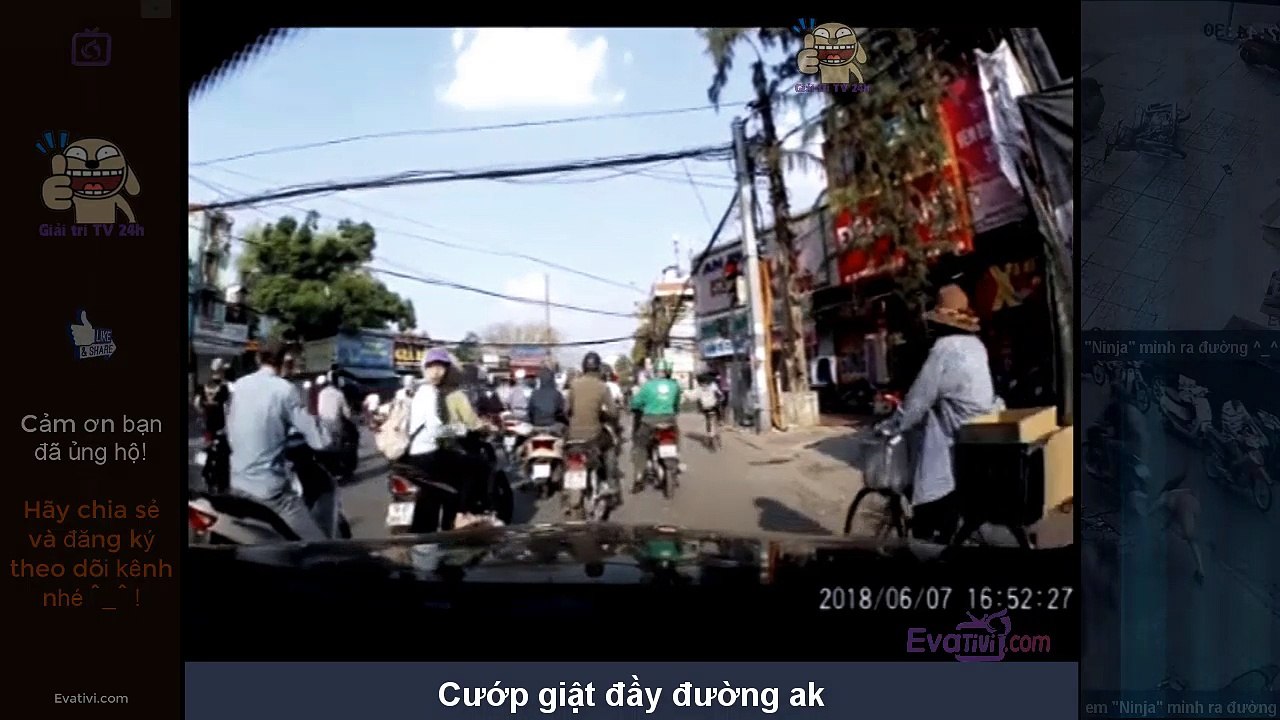4. Clip hot - Trộm cắp trên đường các chị em hãy cẩn thận đề phòng