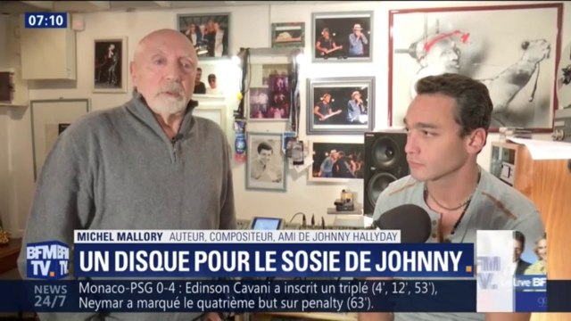 Un disque pour Jean-Baptiste Guégan, le sosie de Johnny Hallyday