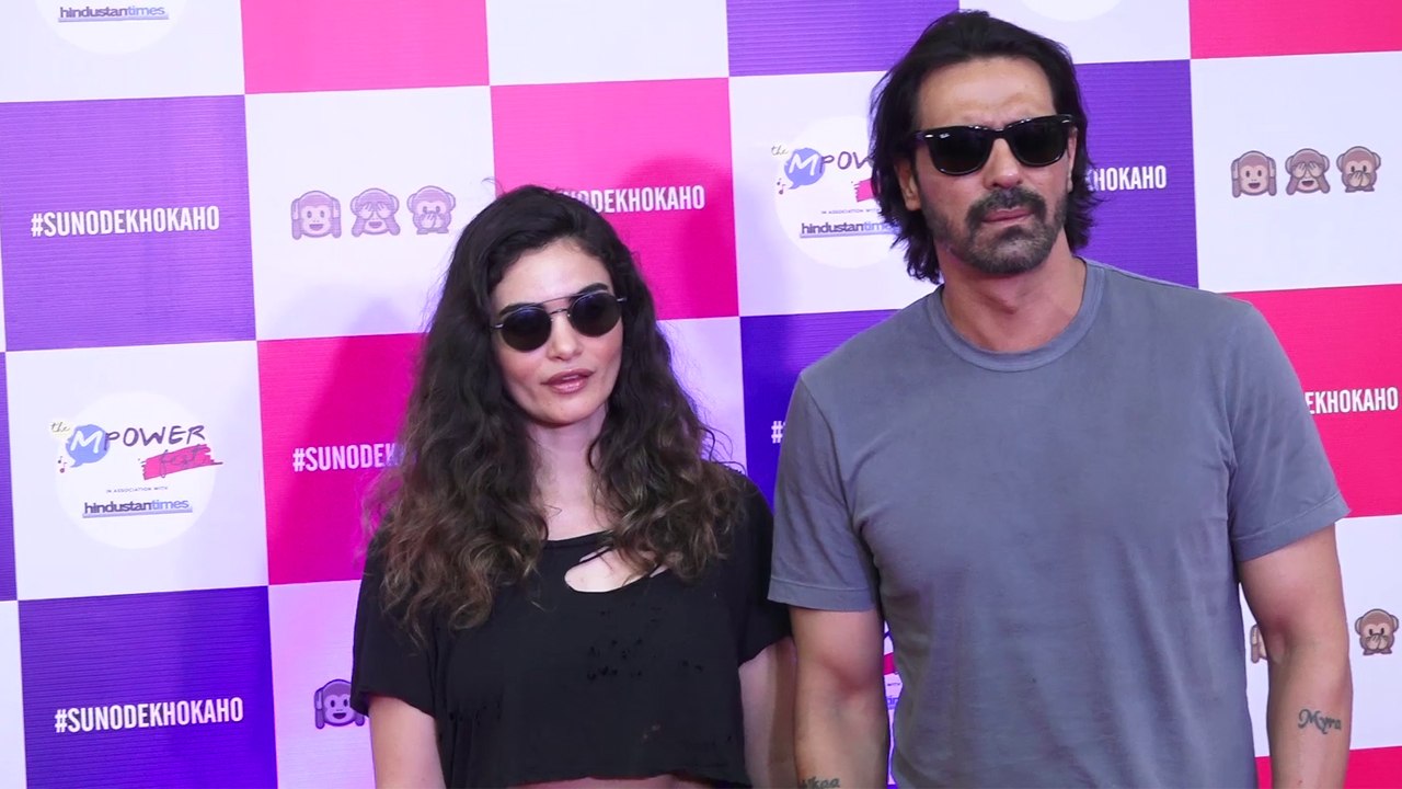 Arjun Rampal spotted with girlfriend Gabriella Demetriades at event; Watch Video | FilmiBeat