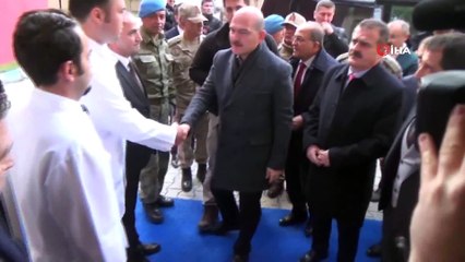 Bakan Soylu, Yüksekova’da Tedavileri Devam Eden Askerleri Ziyaret Etti