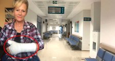 Korkunç iddia: Talihsiz Kadının Pansuman İçin Gittiği Hastanede Parmağı Kırıldı, Tendonları Koptu