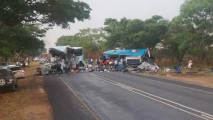 47 persons killed in Zimbabwe bus collision [No Comment]