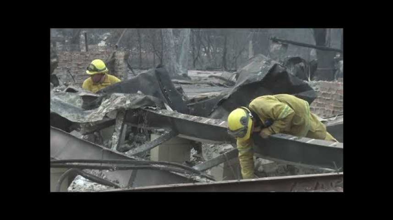 Décompte macabre après les incendies en Californie