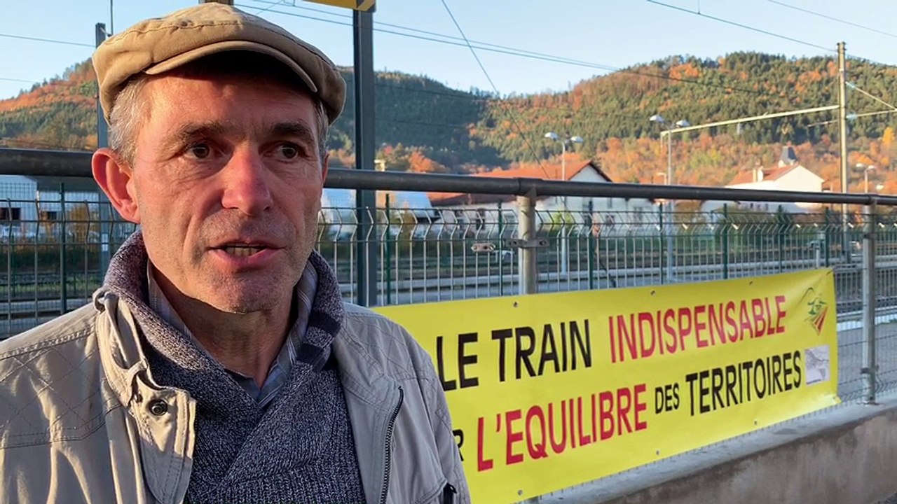 Gérard Coinchelin, secrétaire du syndicat CGT des cheminots de Saint-Dié et environs.