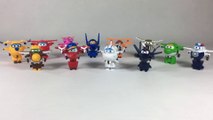 12 Super Wings Mini Transforming Robots Jett Jerome Donnie Dizzy Paul Mira || Keith's Toy Box