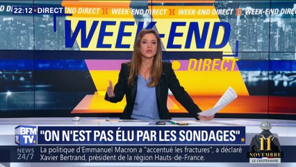 Emmanuel Macron sur CNN: "On n'est pas élu par les sondages"