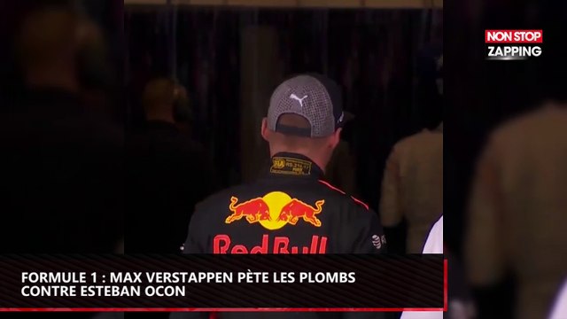 Formule 1 : Max Verstappen pète les plombs contre Esteban Ocon (vidéo)