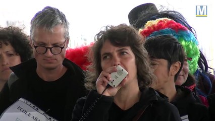 A Marseille, les enseignants mobilisés n'oublient pas le PPP