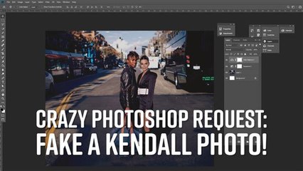 Crazy Photoshop Requests: Fake a "meeting a celeb" photo