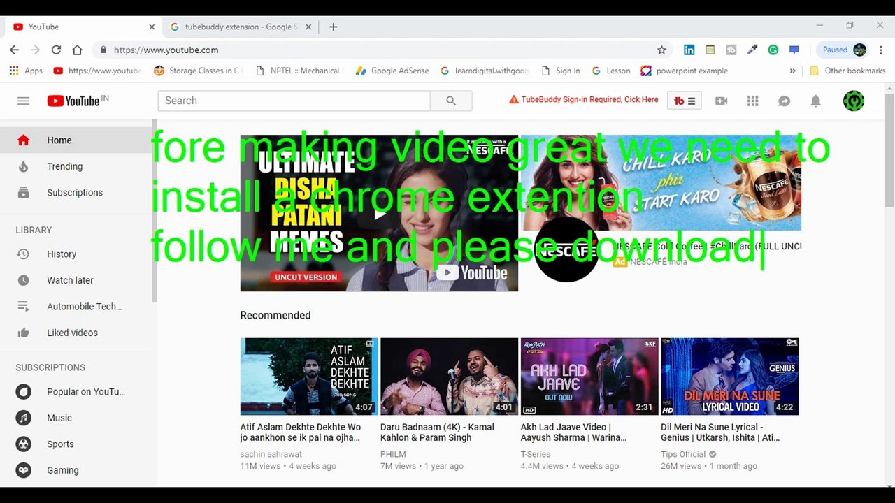 How to uSE Tubbuddy in Youtube (part 3)