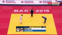 Finale -81kg (H), Mollaei vs Fujiwara, ChM de judo 2018