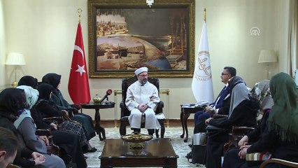 Erbaş hafızlık öğrencilerini kabul etti - ANKARA