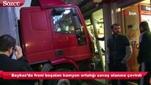 Beykoz’da kamyon dehşeti