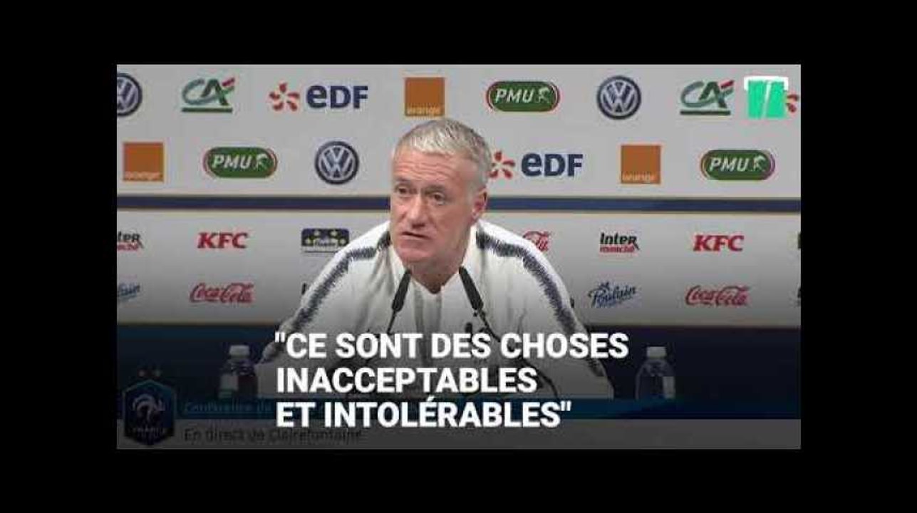 Fichage ethnique au PSG :  "inacceptable et intolérable" pour Didier Deschamps