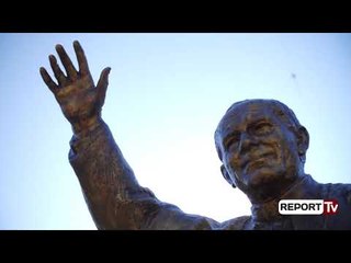 25-vjetori i vizitës së atit të shenjtë në Shqipëri, vendoset busti i Papa Gjon Palit të II-të